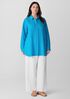 Organic Handkerchief Linen Classic Collar Shirt