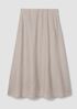 Organic Linen Half-Circle Skirt