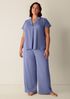 Organic Cotton Interlock Wide-Leg Sleep Pant