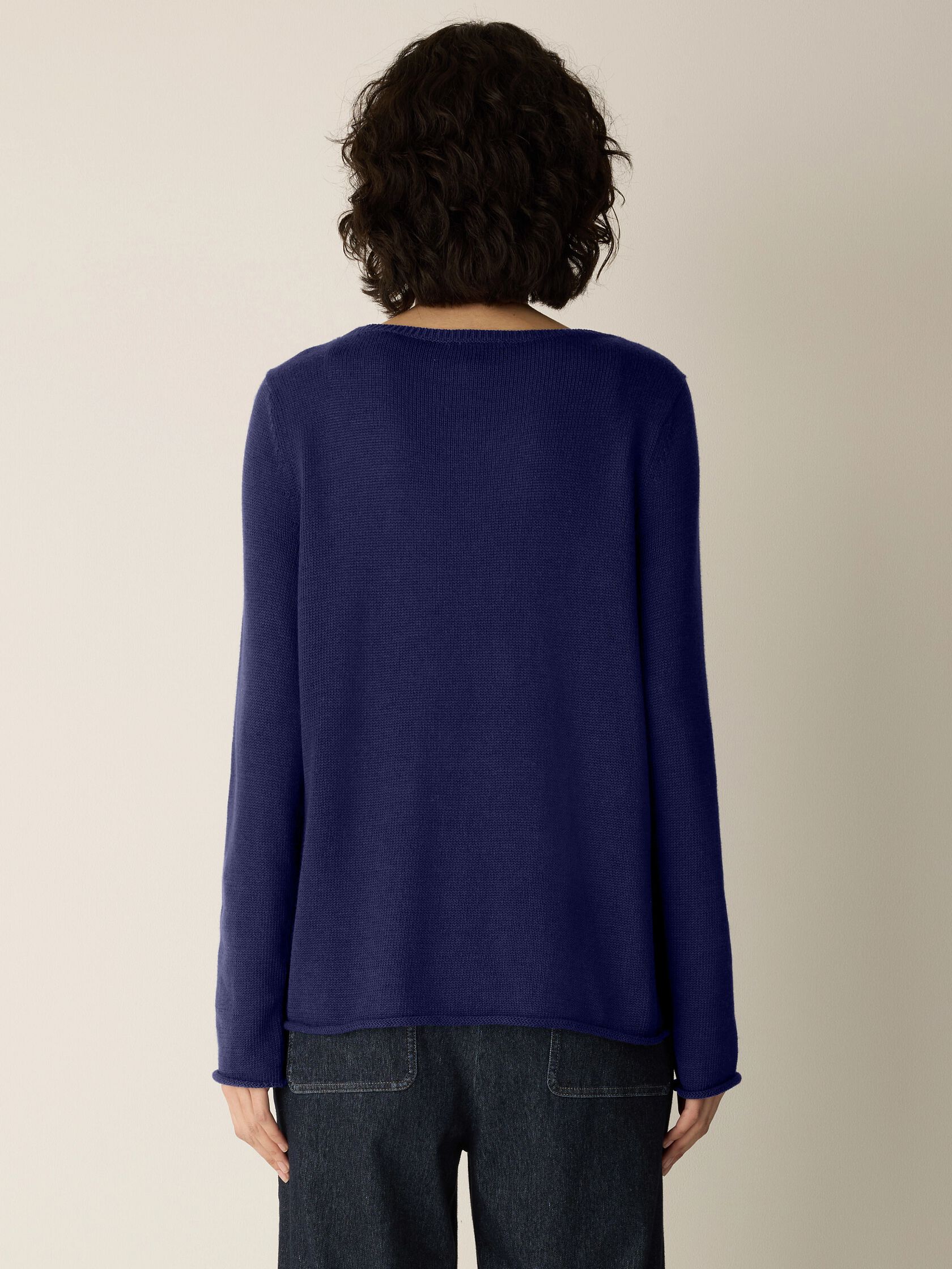 Peruvian Cotton Blend Bateau Neck Top