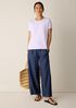 Organic Pima Cotton Jersey Round Neck Tee