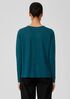 Organic Linen Jersey Crew Neck Top