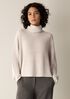 Italian Merino Turtleneck Top in Regenerative Wool