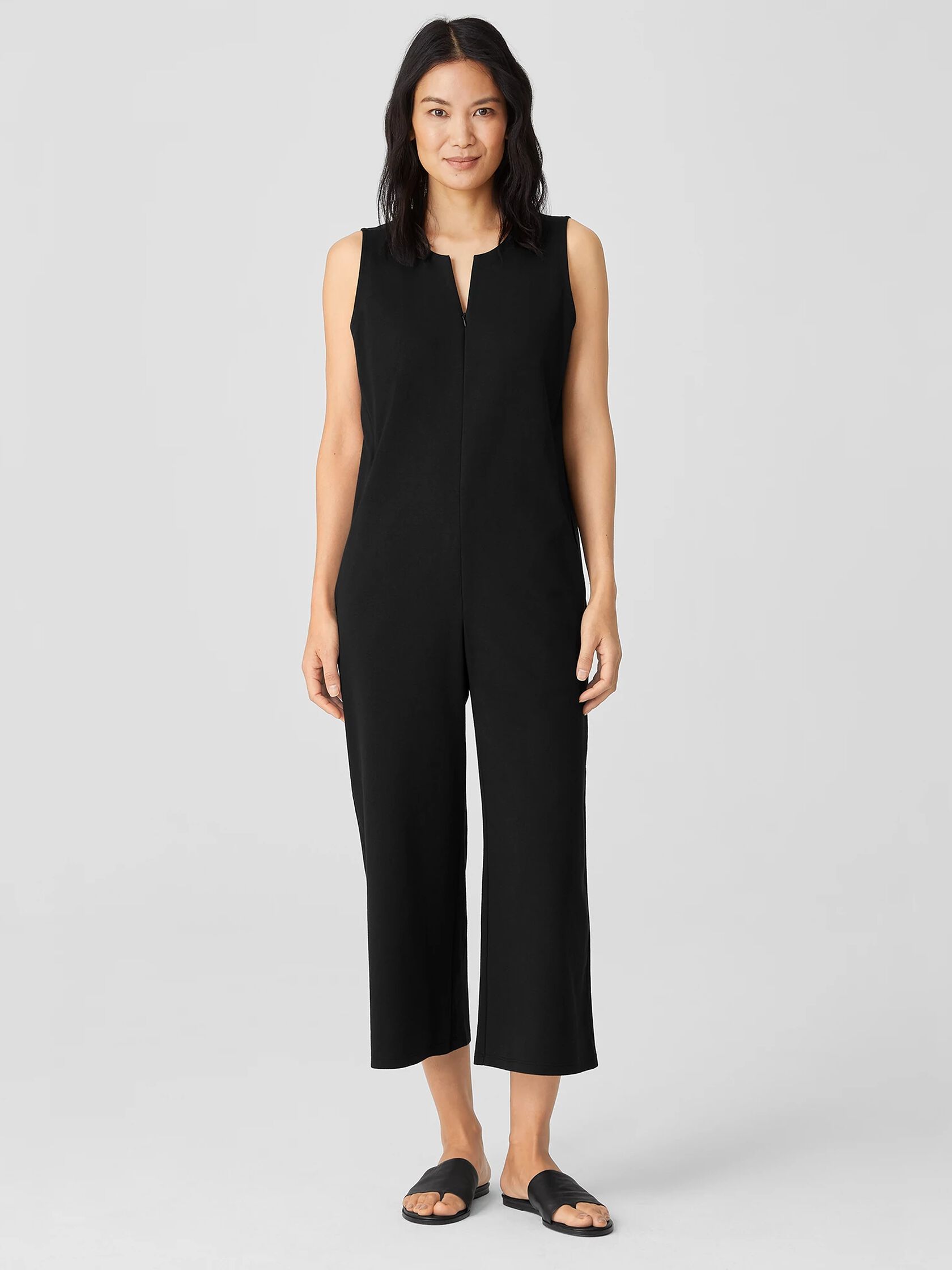 Cotton Ponte Jumpsuit