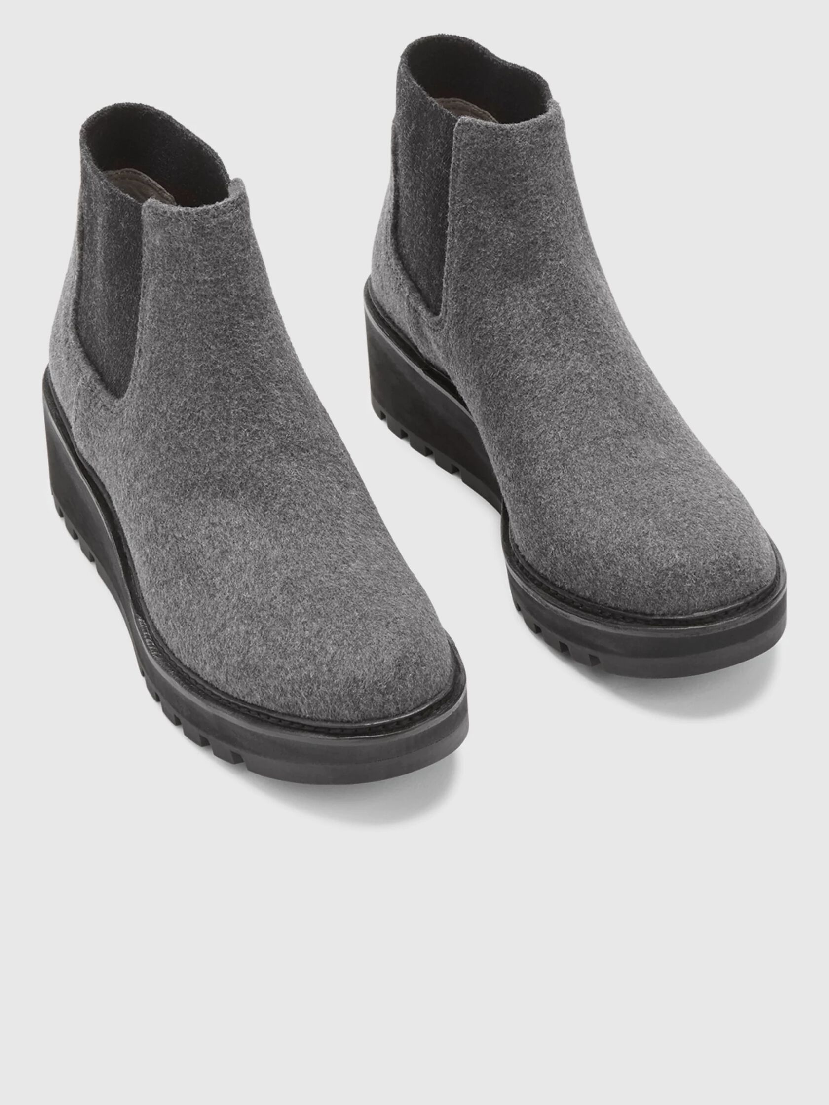 Chelsea Wedge Bootie in Fleece