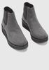 Chelsea Wedge Bootie in Fleece