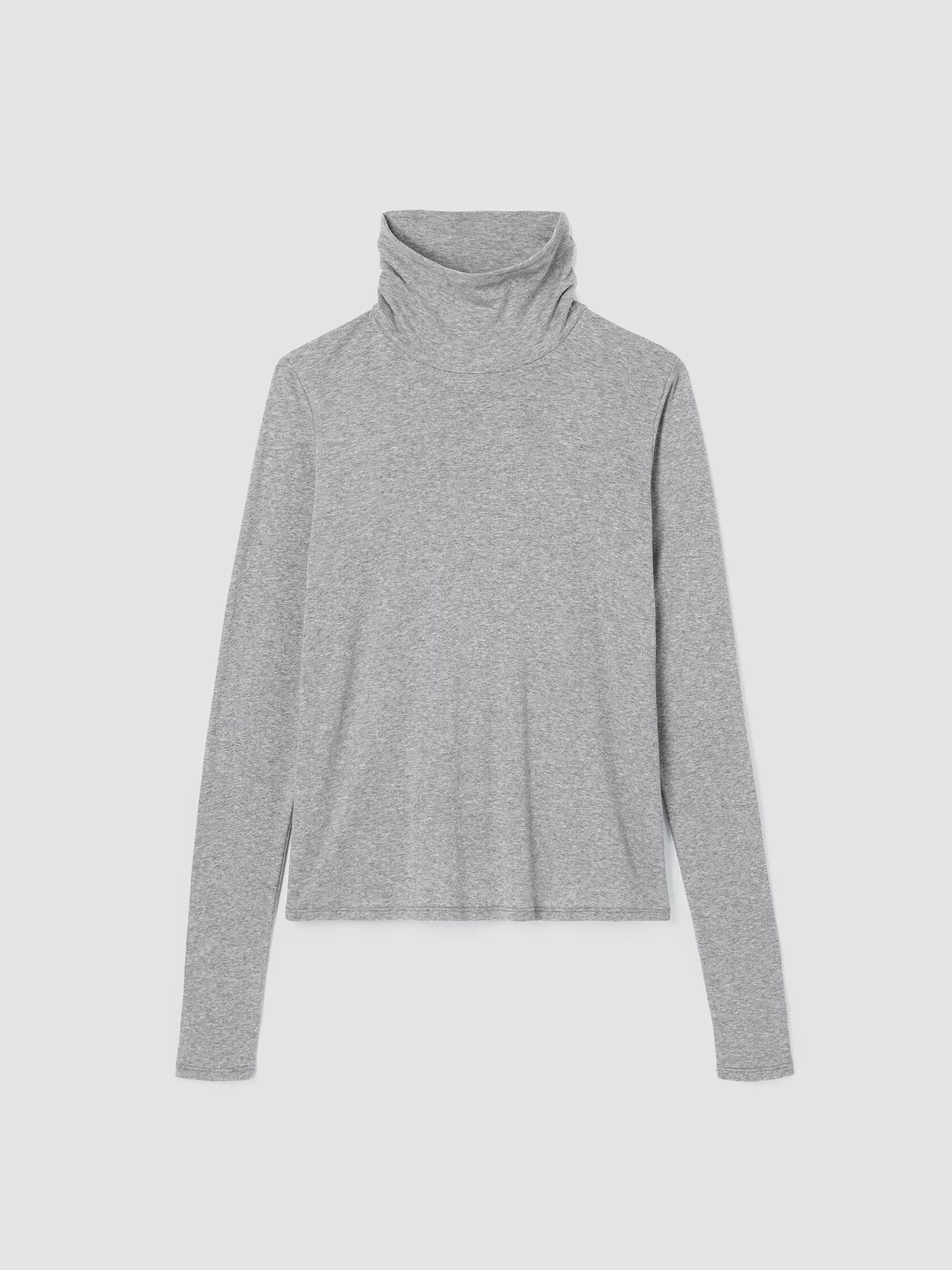 Ribbed Pima Cotton Blend Top