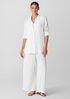 Organic Cotton Lofty Gauze Classic Collar Shirt