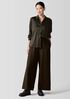 Felted Wool Jersey Wide-Leg Pant in Regenerative Wool