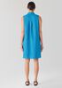 Washed Organic Linen Délavé Sleeveless Shirtdress