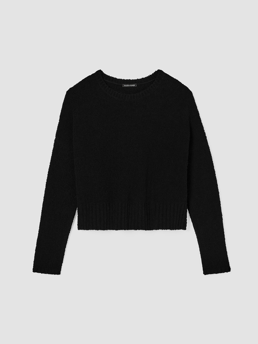 Cotton Fluff Crew Neck Top