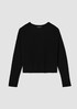 Cotton Fluff Crew Neck Top