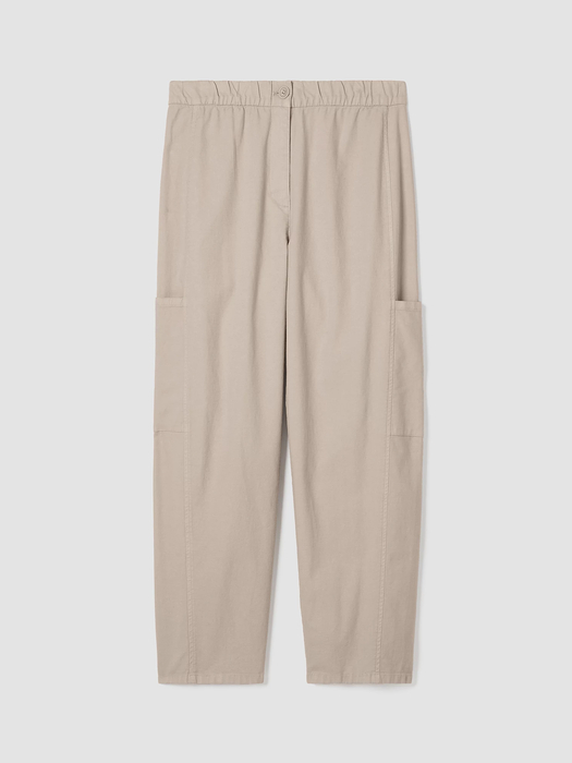 Cotton Hemp Stretch Lantern Pant