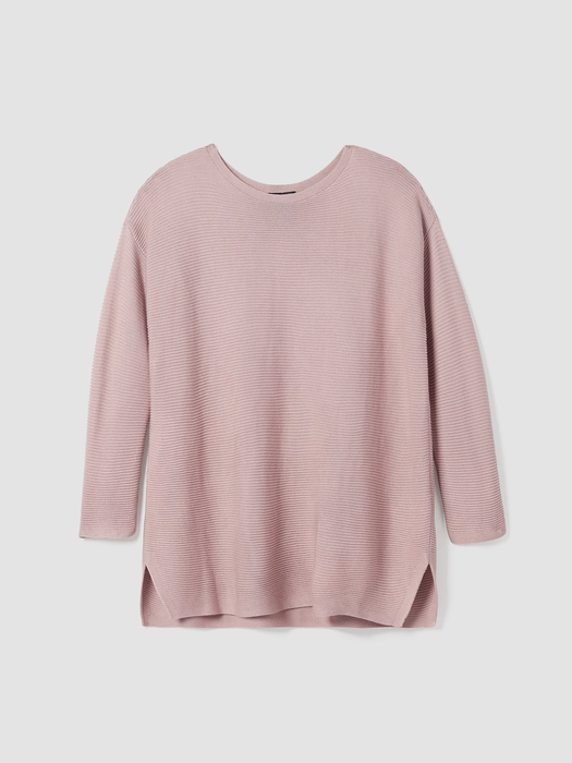 Fine Silk Cashmere Bateau Neck Top