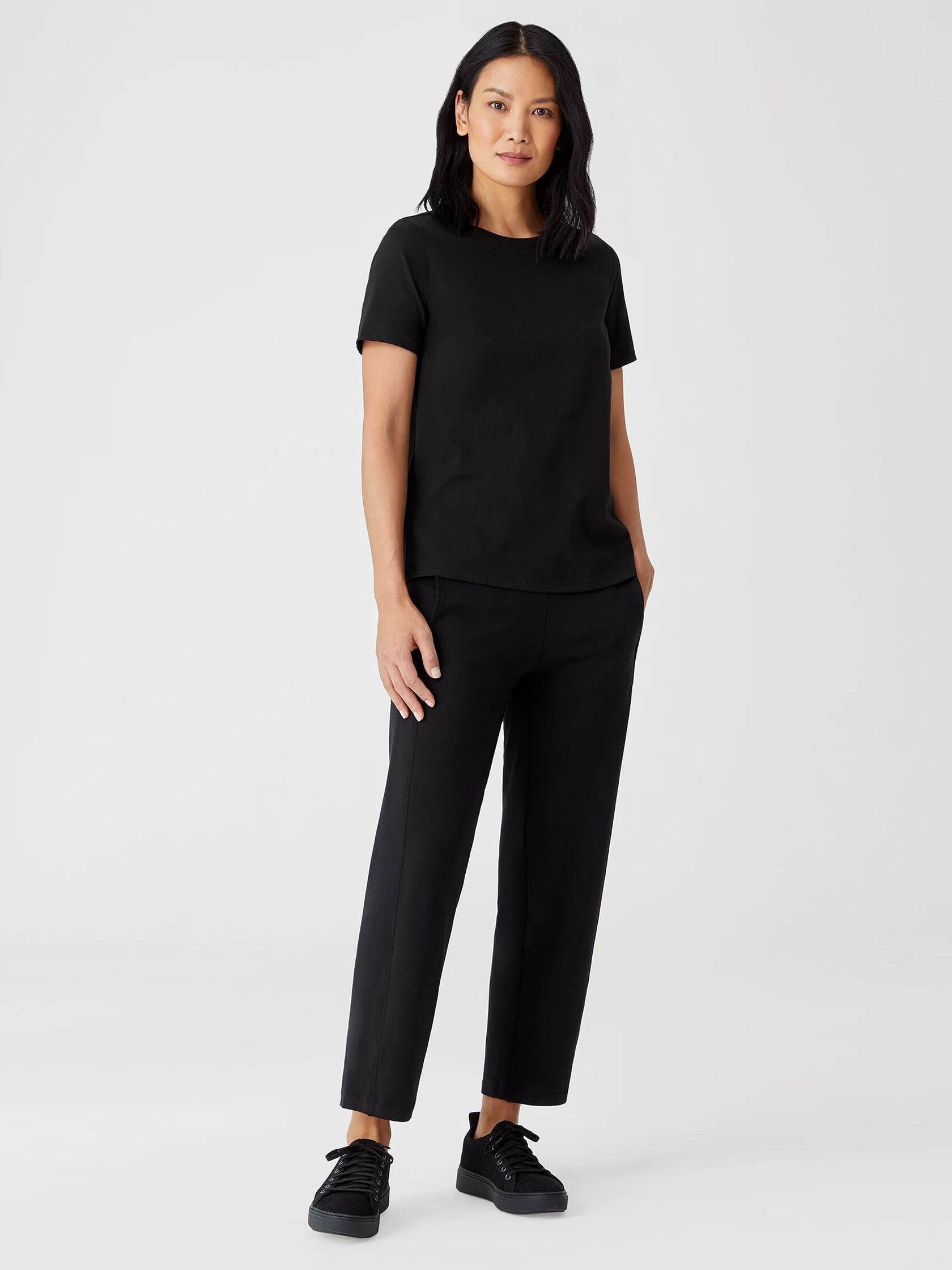 Organic Pima Cotton Jersey Short-Sleeve Tee