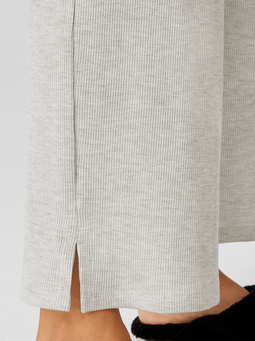 Cozy Waffle Knit Straight Pant
