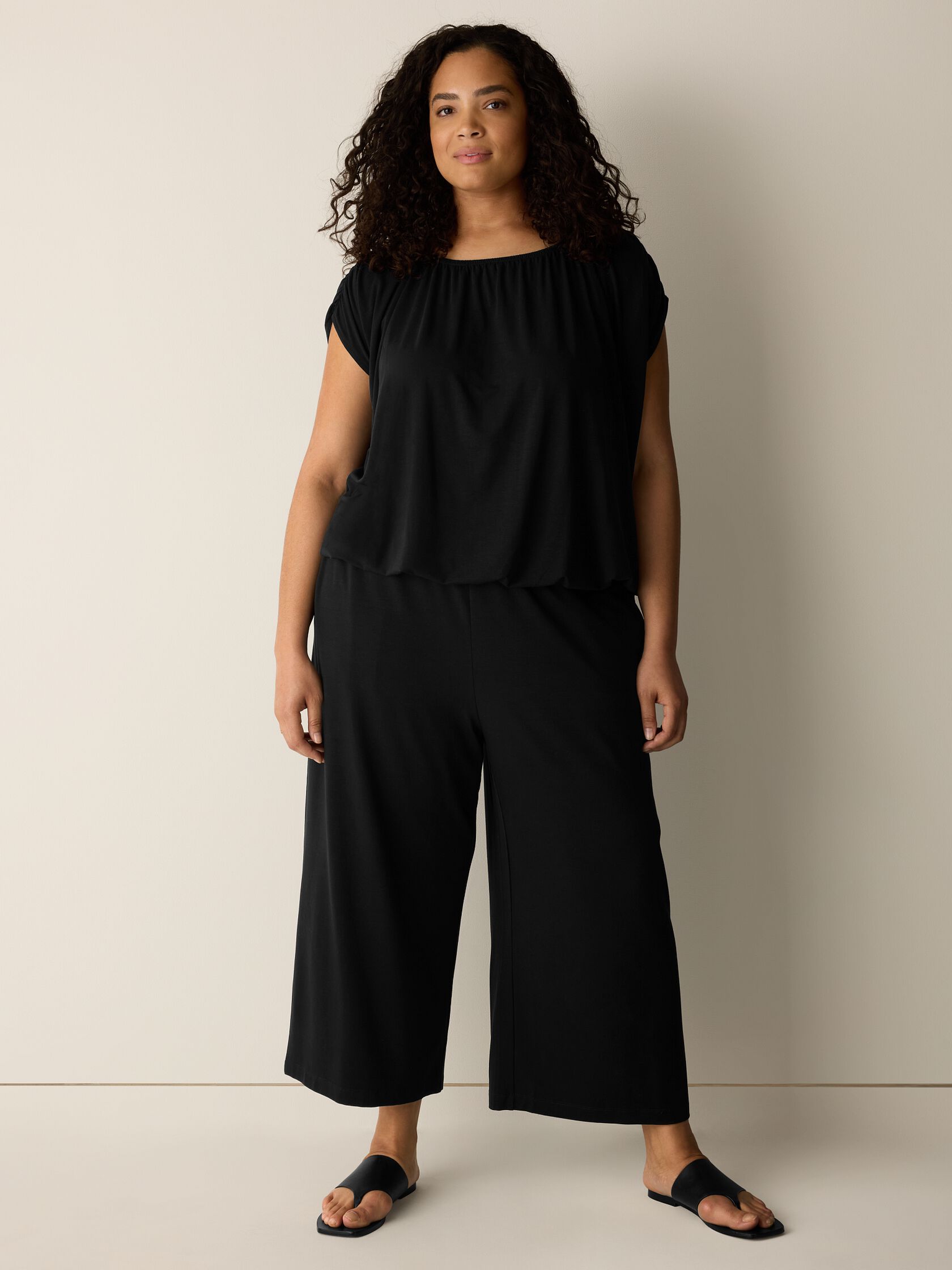 Fine Jersey Bubble Top