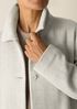 Soft Wool Herringbone Classic Collar Coat