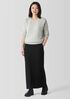 Merino Crew Neck Top in Regenerative Wool
