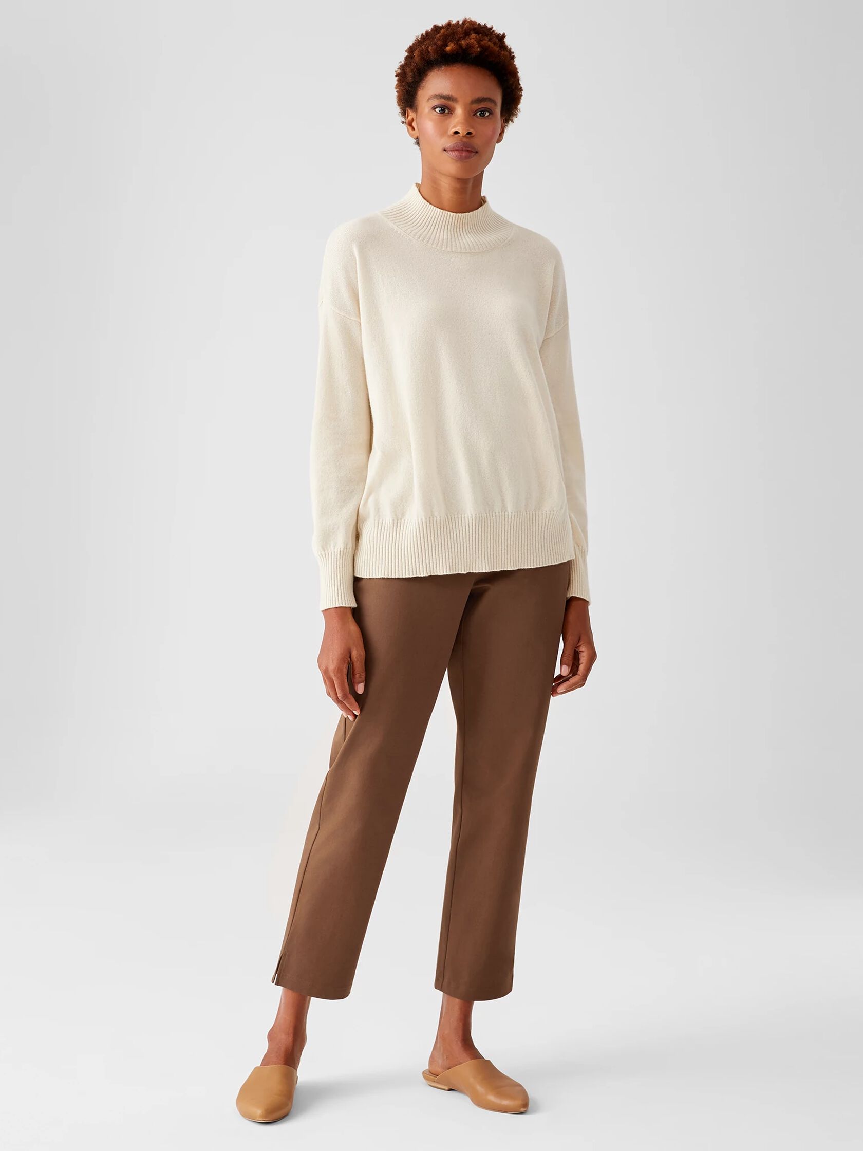 Organic Cotton Twill Slim Pant