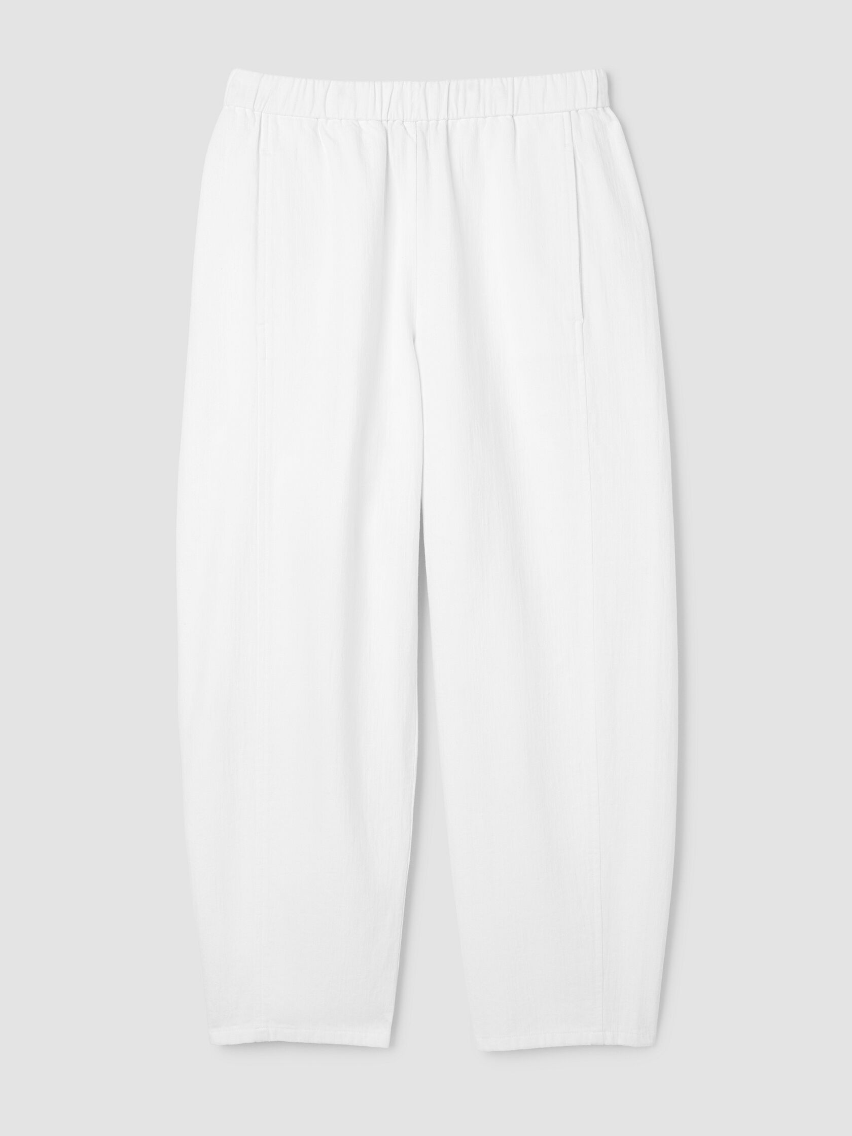 Slubby Organic Cotton Linen Lantern Pant