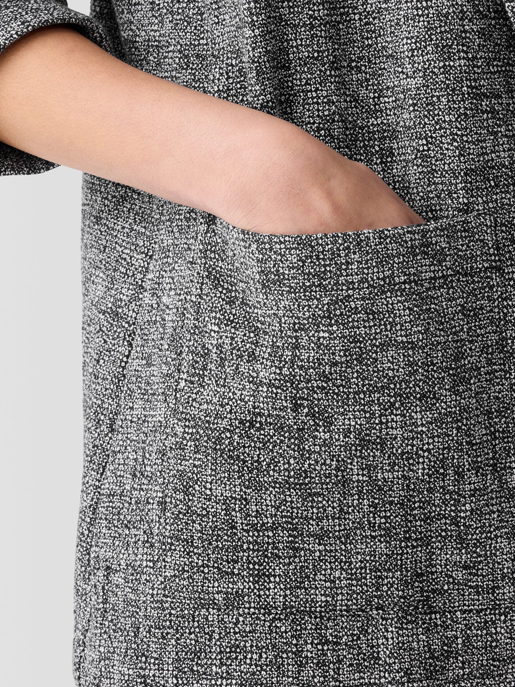 Organic Cotton Tweed Blazer