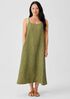 Washed Organic Linen Delave Cami Dress