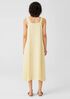 Silk Georgette Crepe Square Neck Dress
