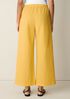 Organic Cotton Pucker Wide-Leg Pant