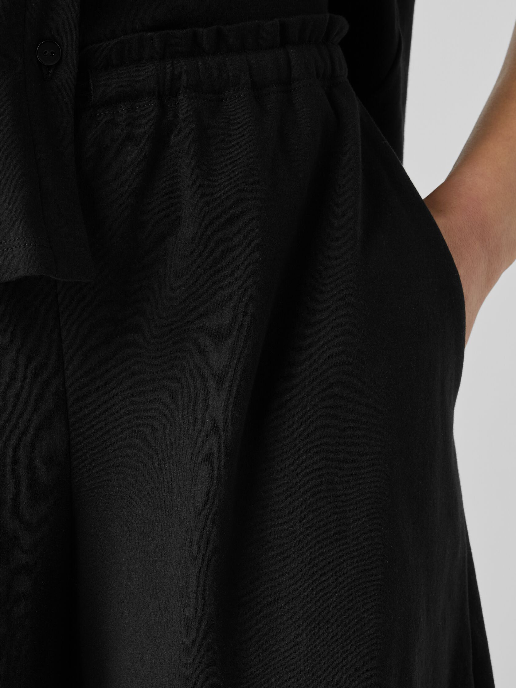 Organic Cotton Interlock Sleep Shorts