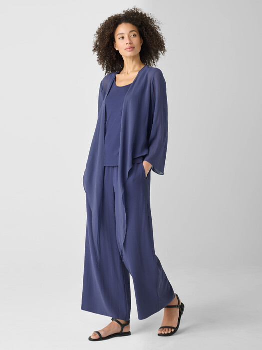 Stretch Silk Jersey Scoop Neck Tank