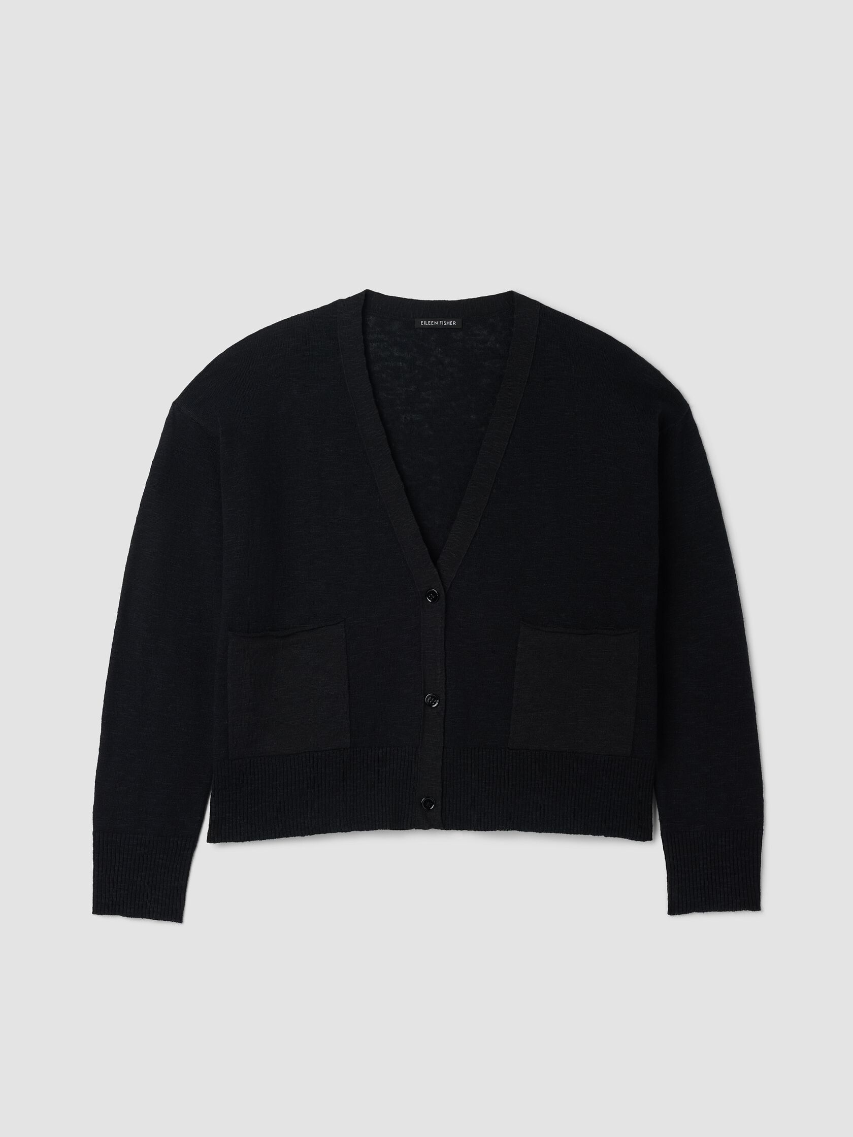 Organic Linen Cotton Slub Slouchy Cardigan