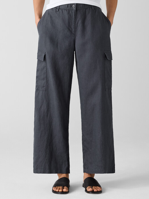 Organic Linen Cargo Pant