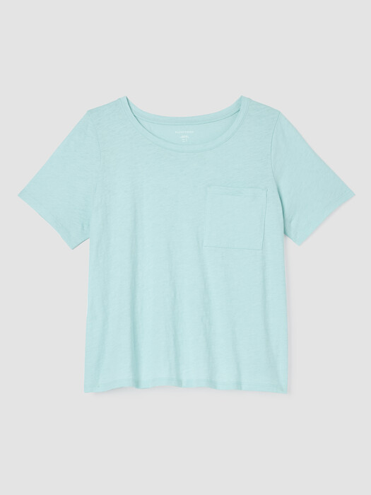 Organic Cotton Slubby Jersey Pocket Tee