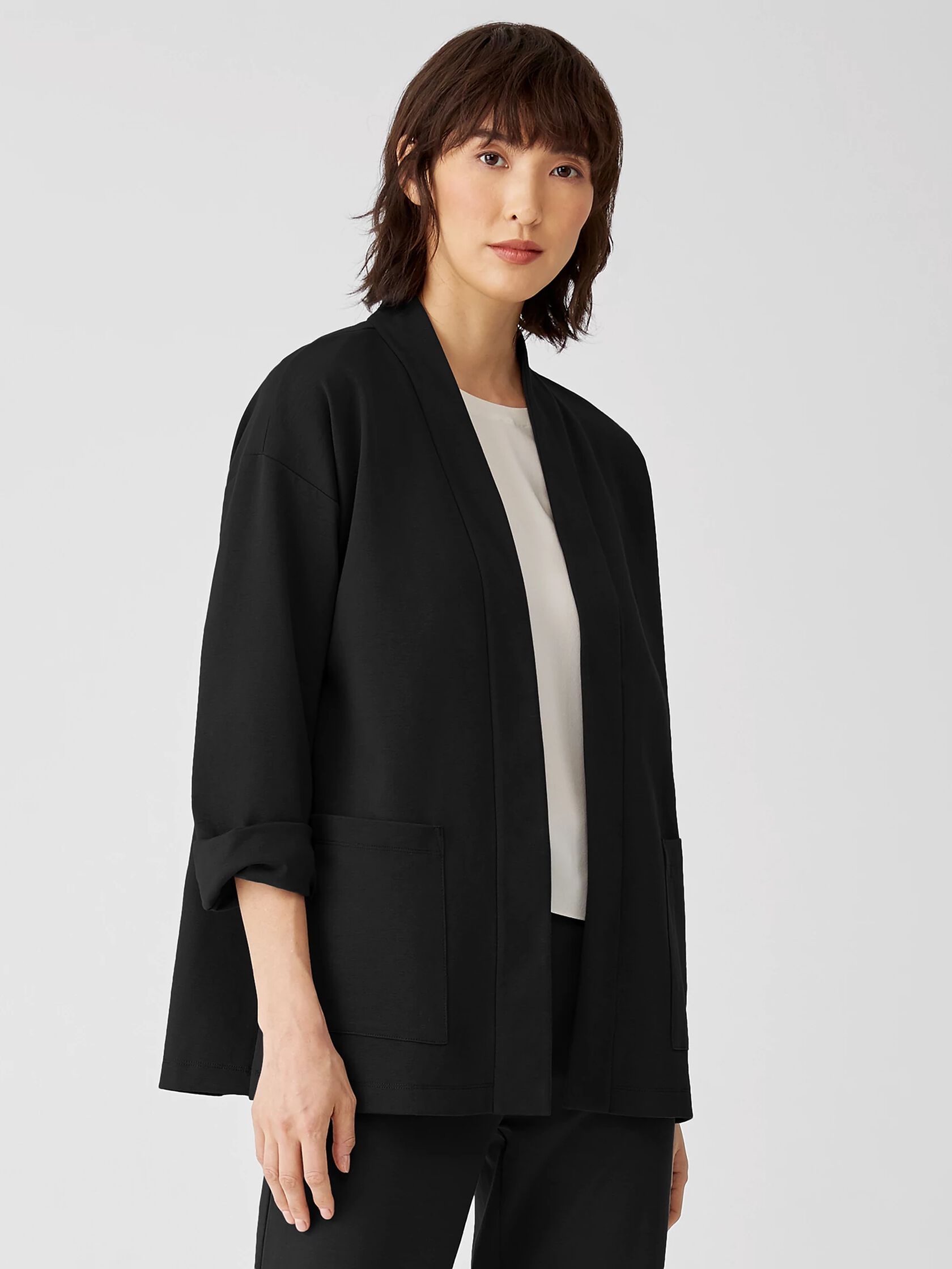 Cotton Ponte Jacket