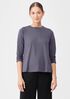 Organic Pima Cotton Jersey Long-Sleeve Tee