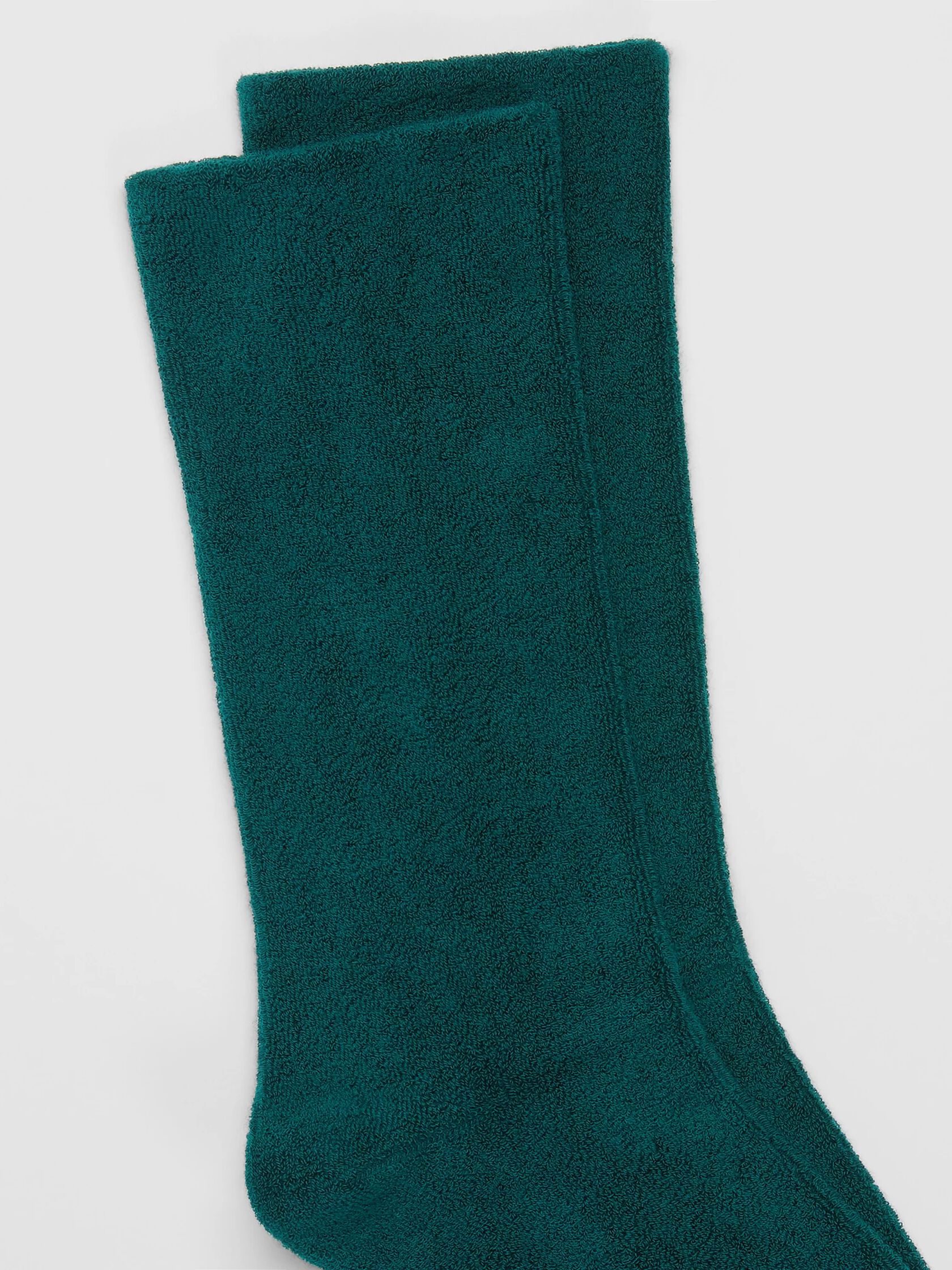 Organic Cotton Terry Cozy Crew Sock