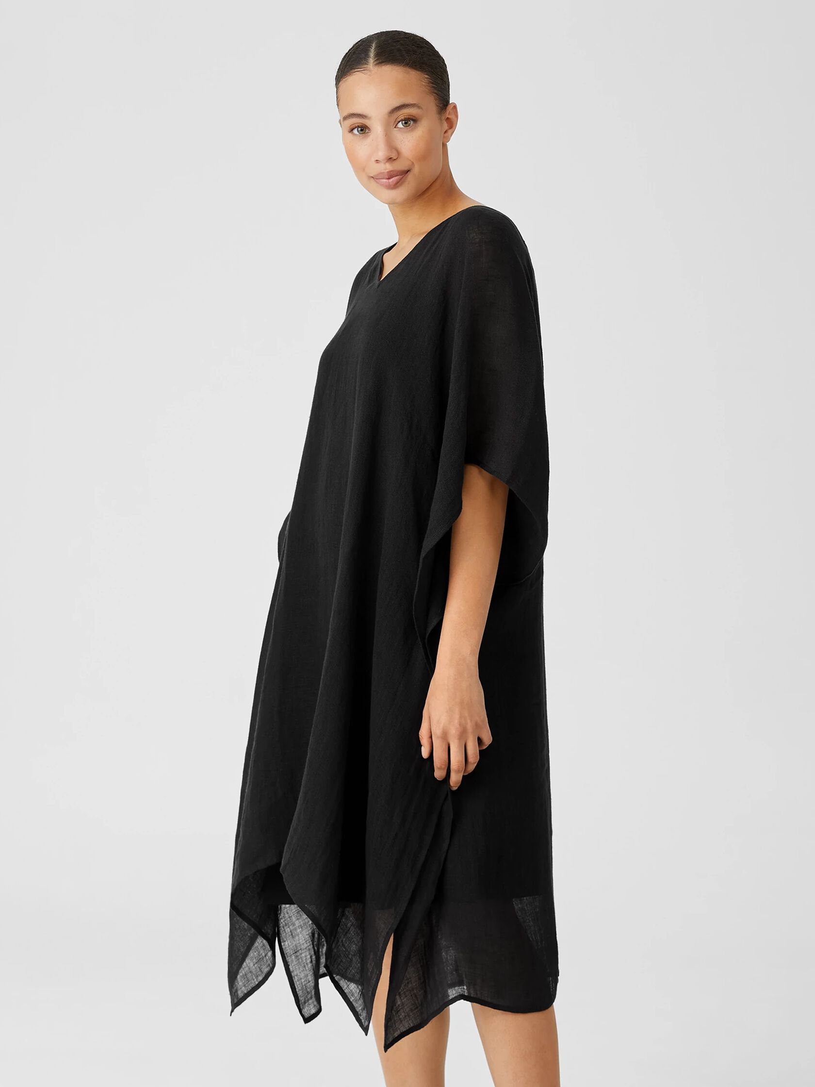 Organic Linen Gauze Caftan