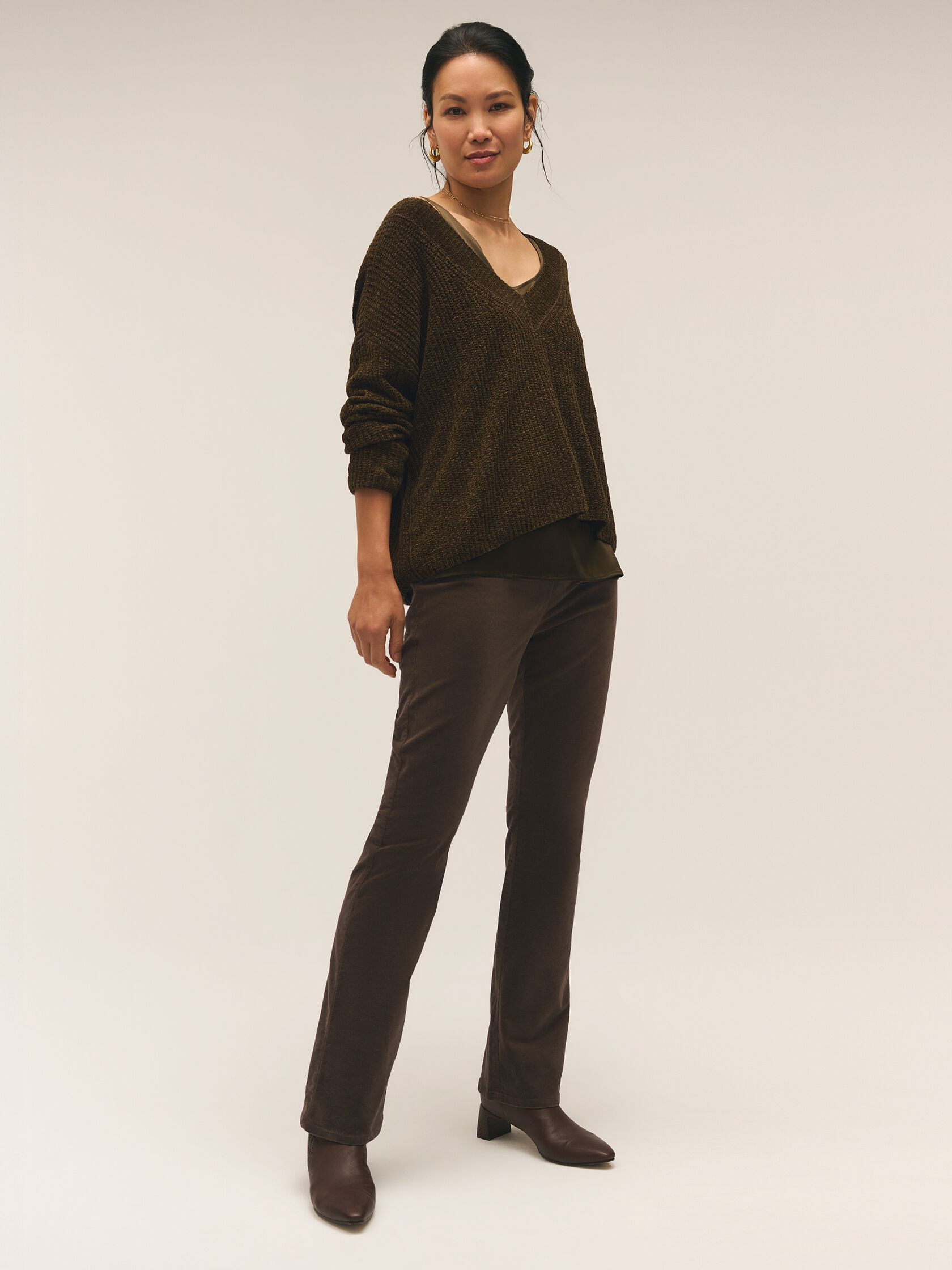 Brushed Organic Cotton Kick Pant