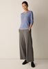 Superfine Merino Crew Neck Top in Regenerative Wool