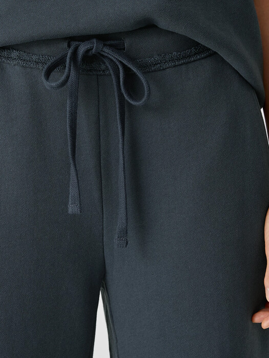 Organic Cotton French Terry Wide-Leg Pant