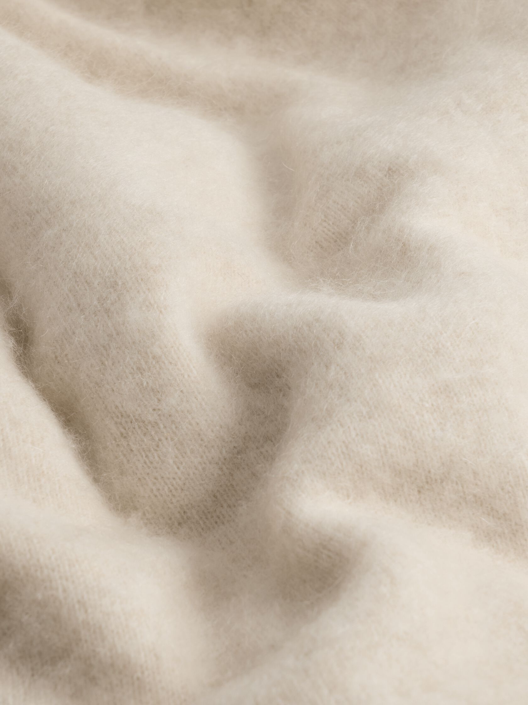 Cashmere Fluff Crew Neck Top