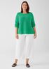 Cotton Fluff Crew Neck Top