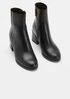 Tris Leather Bootie