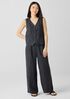 Washed Organic Linen Délavé Vest