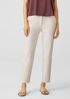 Organic Cotton Ponte Slim Pant