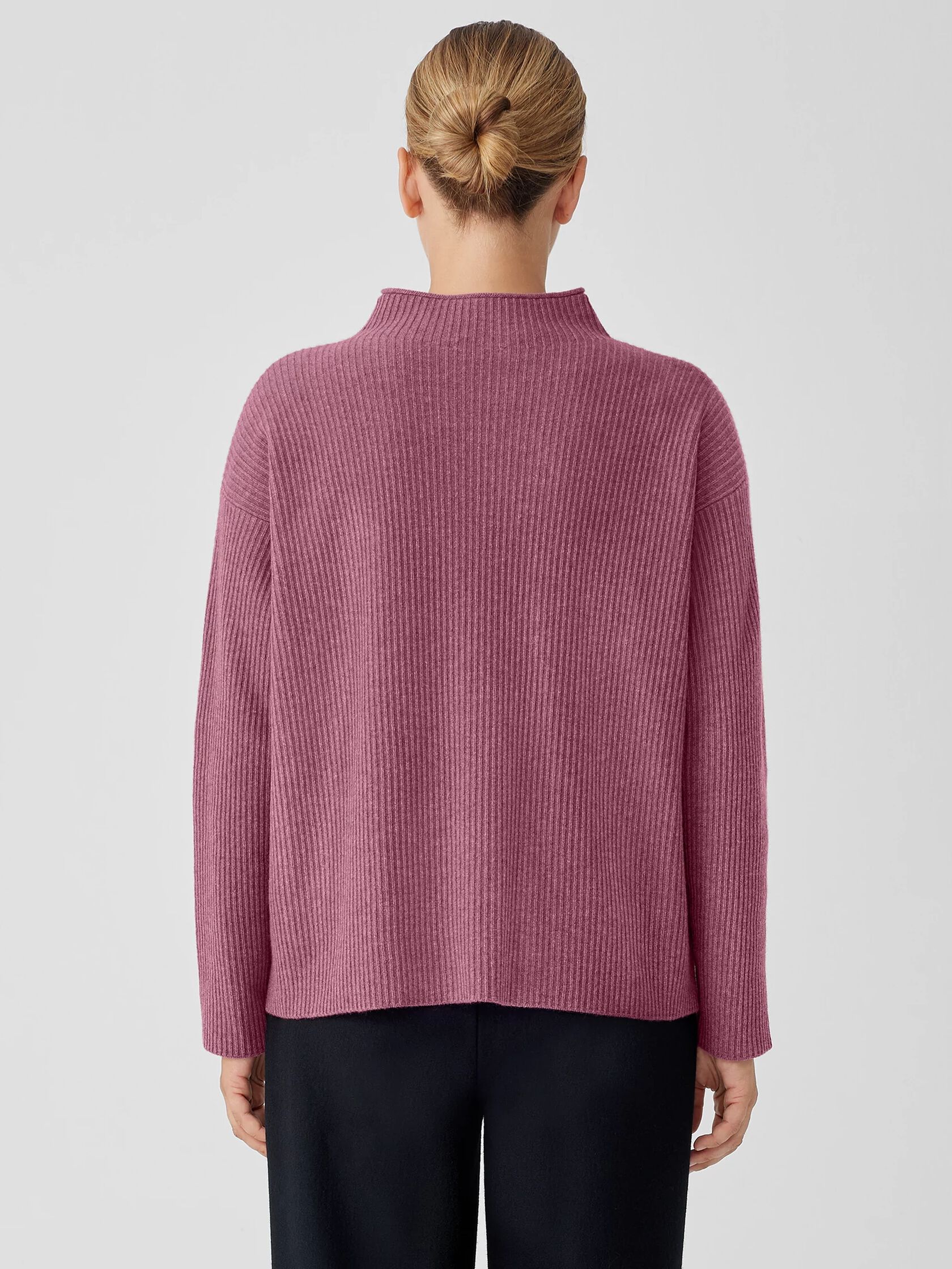 Italian Cashmere Funnel Neck Top