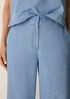 Lightweight Organic Cotton Denim Full-Length Trouser
