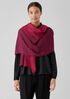 Hand-Dyed Abstract Silk Scarf