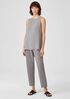 Silk Georgette Crepe Long Shell